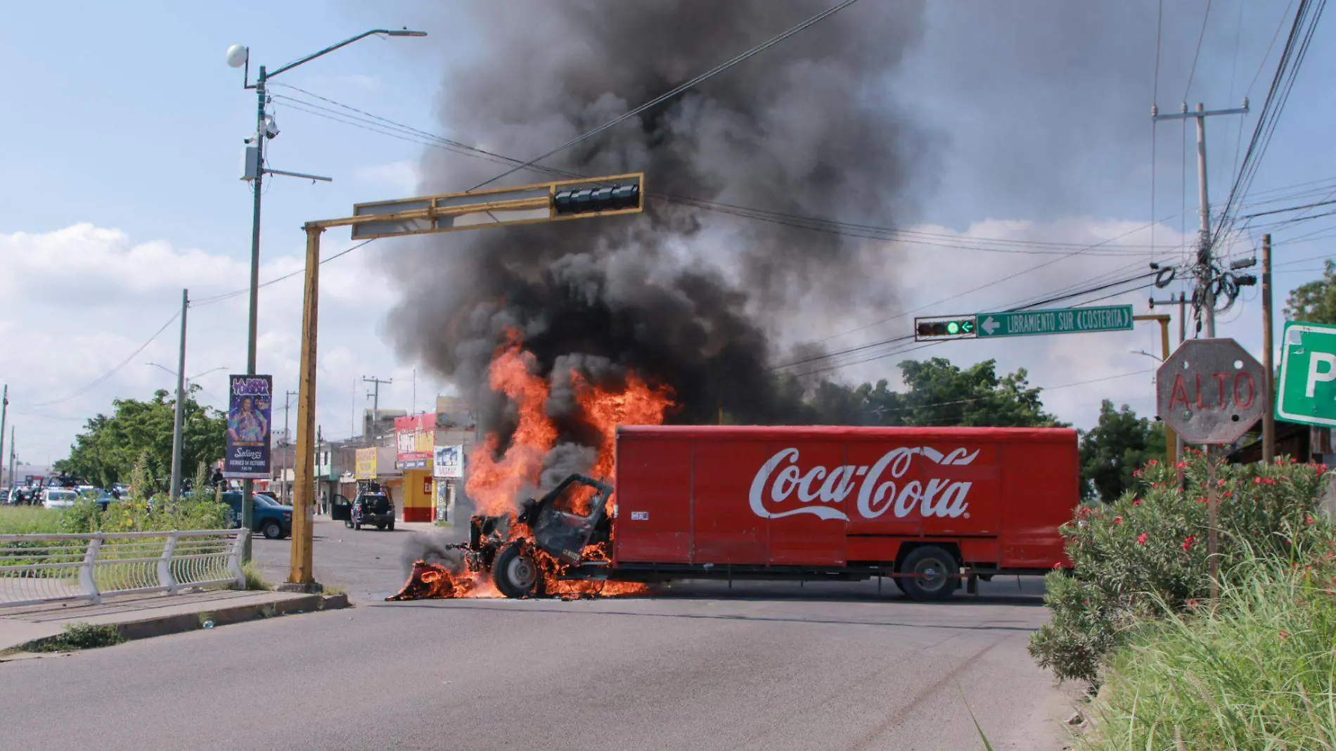 Culiacan_Sinaloa_balaceras y bloqueos